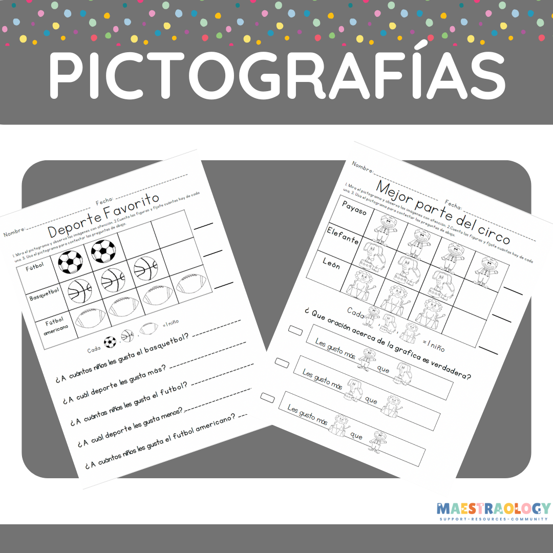 Pictografías Practice Pages