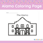FREE- The Alamo Coloring Page