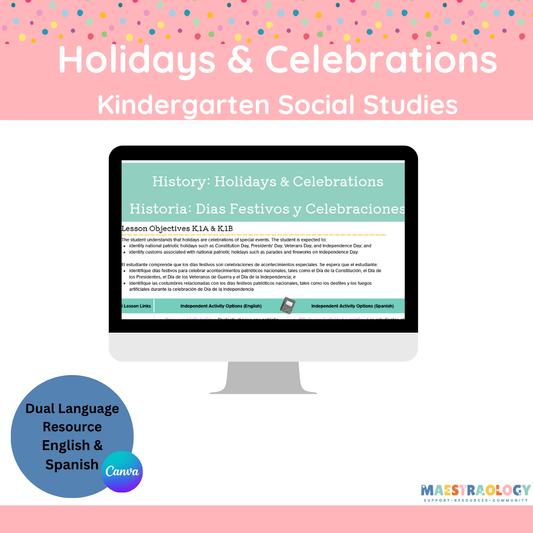 Holidays & Celebrations- Kindergarten