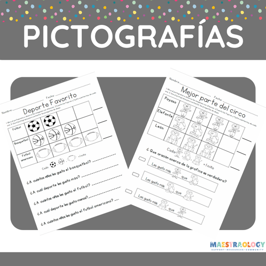 Pictografías Practice Pages