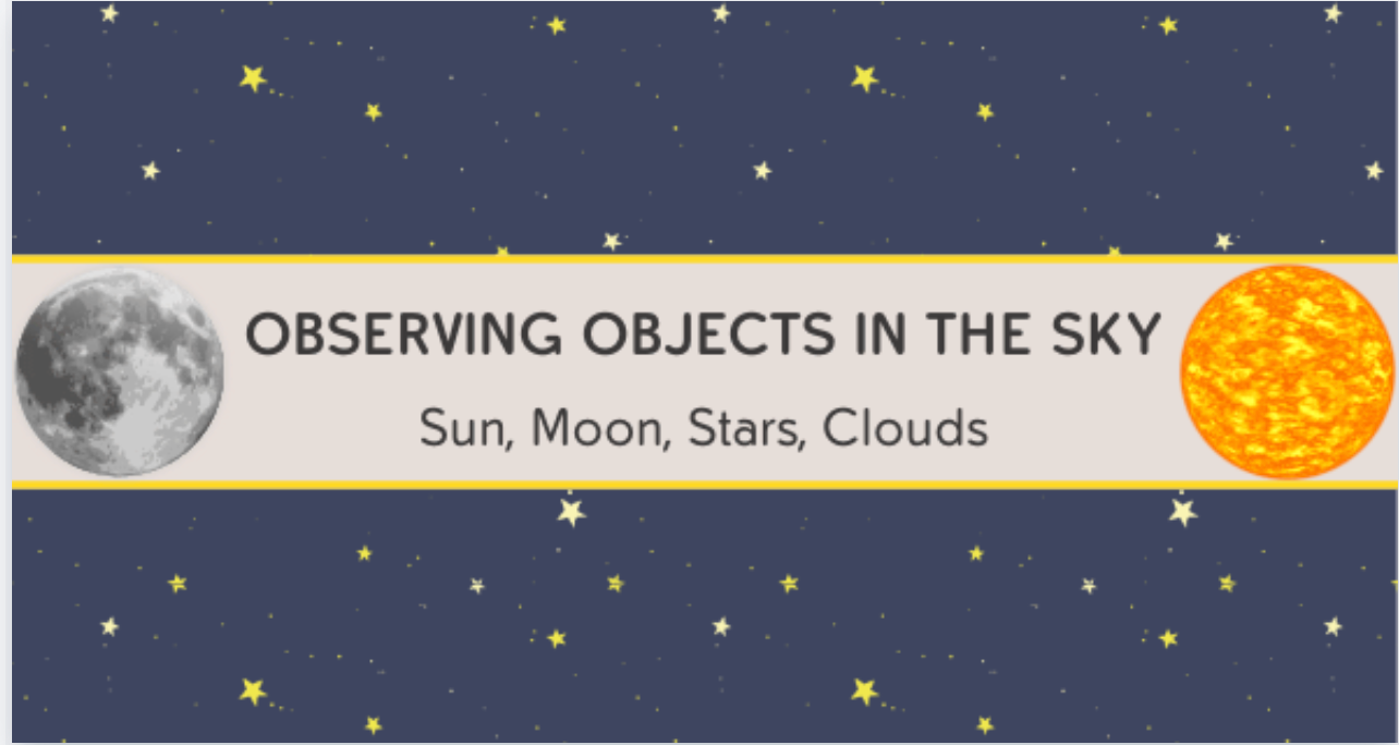 Observing Objects in the Sky