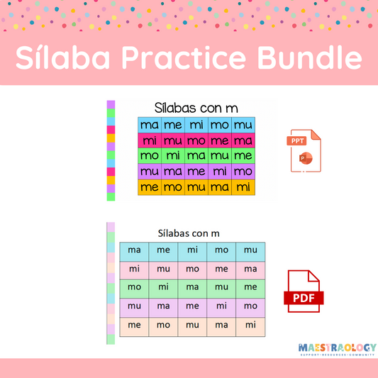 Sílaba Practice Bundle