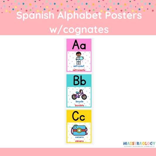 Spanish Alphabet Posters