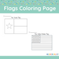 FREE- U.S & Texas Flag Coloring Pages
