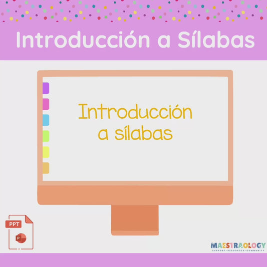 Introducción a las Sílabas | Presentación Interactiva